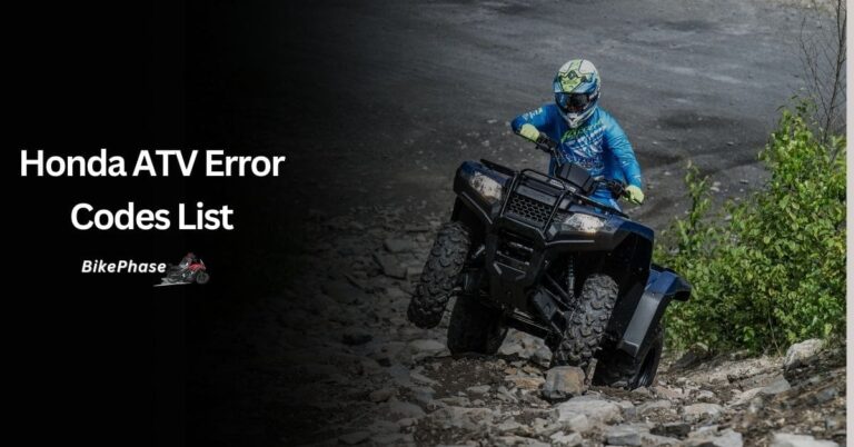 Honda ATV Error Codes List – A Comprehensive 2023 Guide!