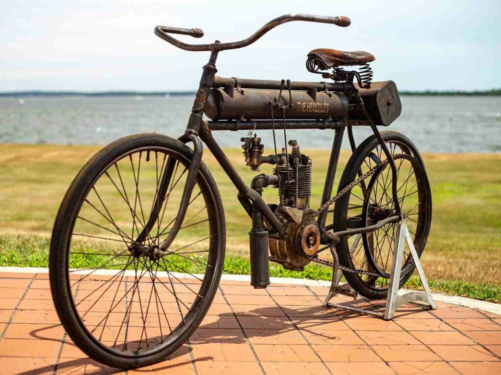 The First Motorized Bikes